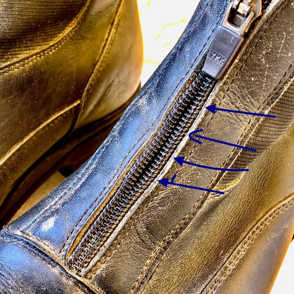 Dansko Portugal Black Paddock Ankle Boots Womens 40 9.5 * flaw broken zipper - Picture 8 of 14